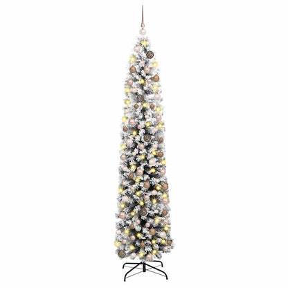 Artificial Christmas Tree with 300 LEDs with Stand Green 180 cm