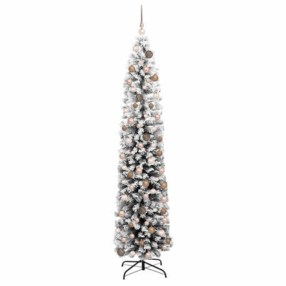 Artificial Christmas Tree with 300 LEDs with Stand Green 180 cm
