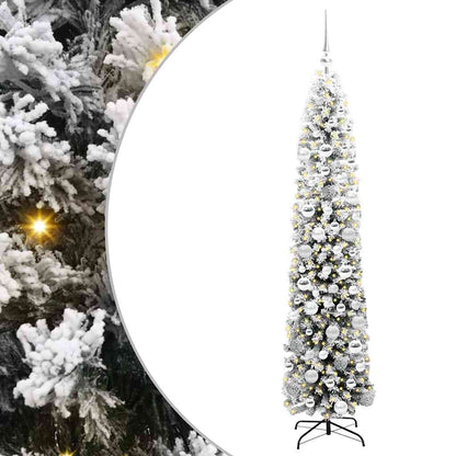 Artificial Christmas Tree with 300 LEDs with Stand Green 180 cm