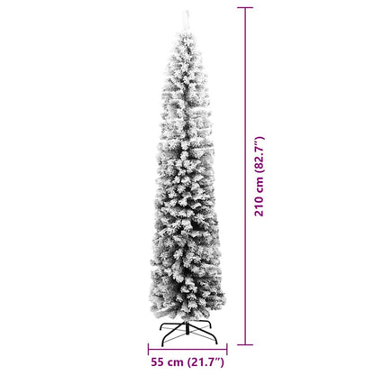 Artificial Christmas Tree with 300 LEDs with Stand Green 210 cm