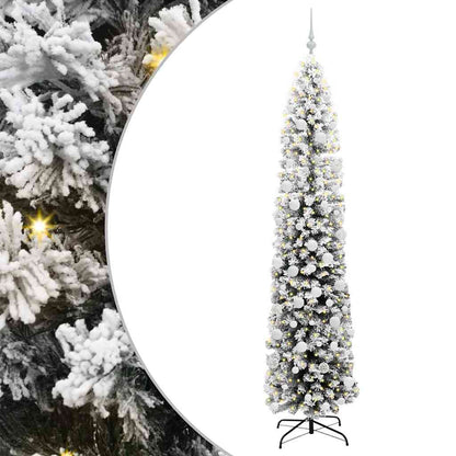 Artificial Christmas Tree with 300 LEDs with Stand Green 210 cm