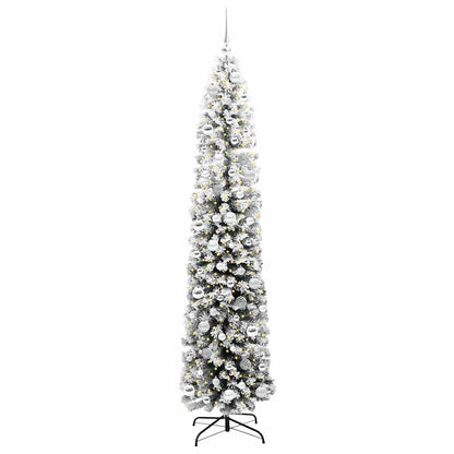 Artificial Christmas Tree with 300 LEDs with Stand Green 210 cm