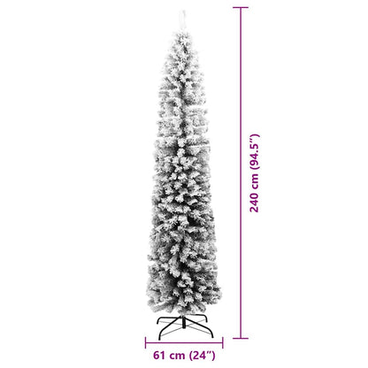 Artificial Christmas Tree with 300 LEDs with Stand Green 240 cm