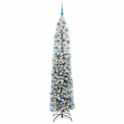 Artificial Christmas Tree with 300 LEDs with Stand Green 240 cm