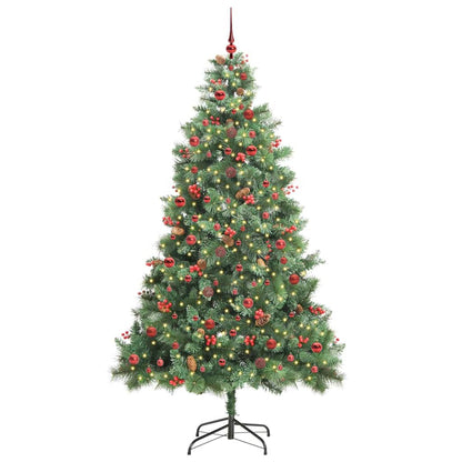 Artificial Christmas Tree Green 240 cm PVC and Metal