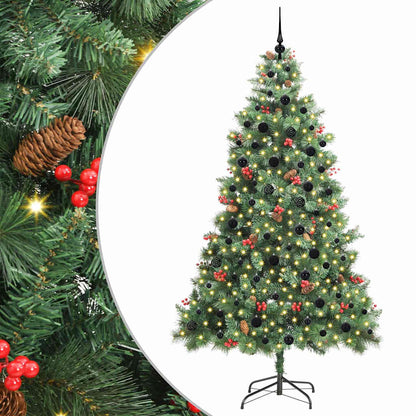 Artificial Christmas Tree Green 240 cm PVC and Metal