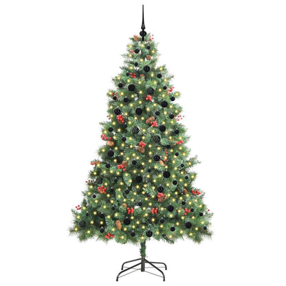 Artificial Christmas Tree Green 240 cm PVC and Metal