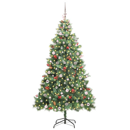 Artificial Christmas Tree Green 240 cm PVC and Metal