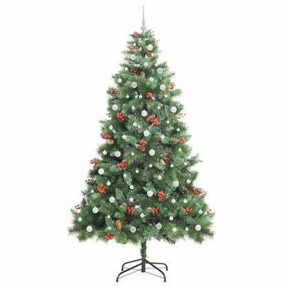 Artificial Christmas Tree Green 240 cm PVC and Metal
