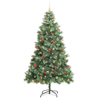 Artificial Christmas Tree Green 240 cm PVC and Metal