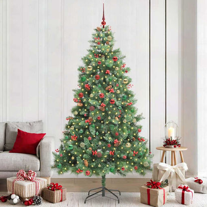 Artificial Christmas Tree Green 240 cm PVC and Metal