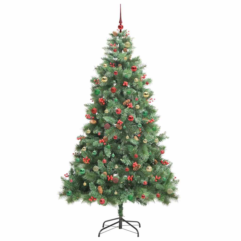 Artificial Christmas Tree Green 240 cm PVC and Metal