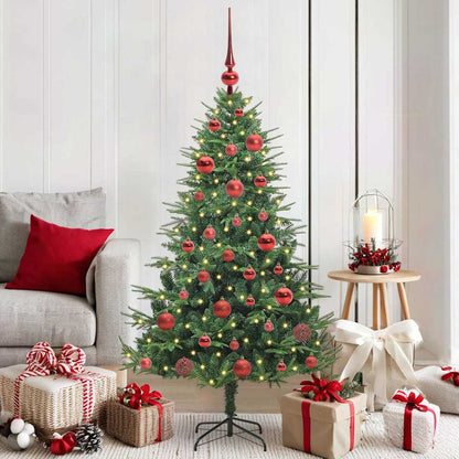 Artificial Pre-lit Christmas Tree with Ball Set Green 150 cm
