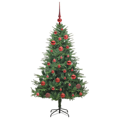 Artificial Pre-lit Christmas Tree with Ball Set Green 150 cm