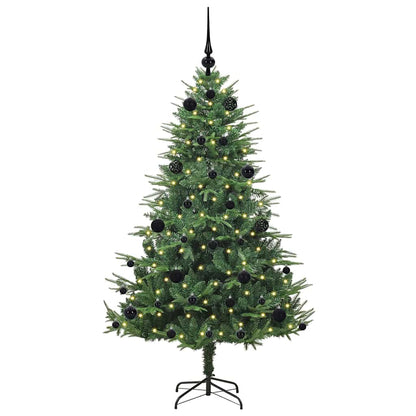 Artificial Pre-lit Christmas Tree with Ball Set Green 150 cm