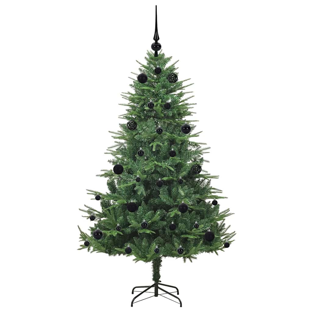 Artificial Pre-lit Christmas Tree with Ball Set Green 150 cm