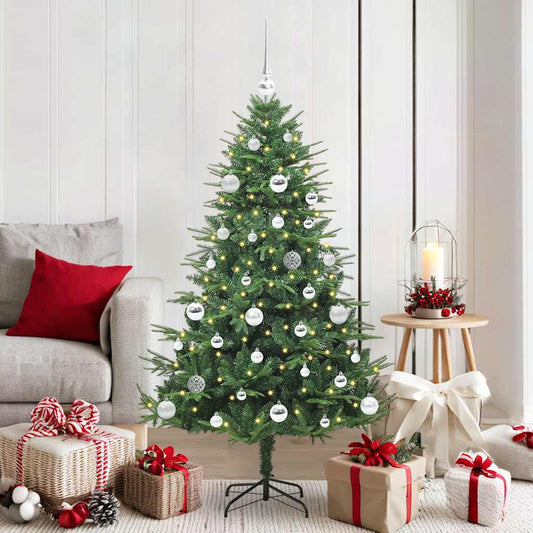 Artificial Pre-lit Christmas Tree with Ball Set Green 150 cm