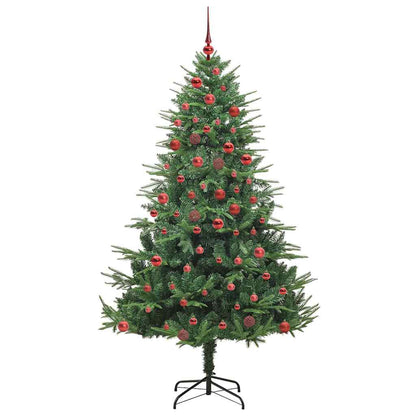 Artificial Pre-lit Christmas Tree with Ball Set Green 180 cm