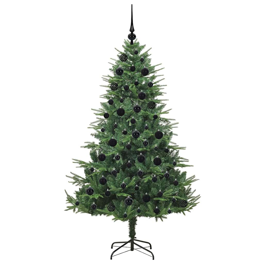 Artificial Pre-lit Christmas Tree with Ball Set Green 180 cm