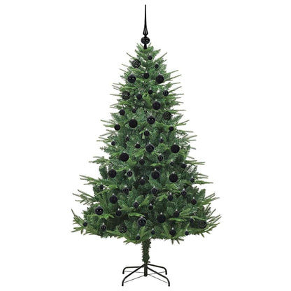 Artificial Pre-lit Christmas Tree with Ball Set Green 180 cm