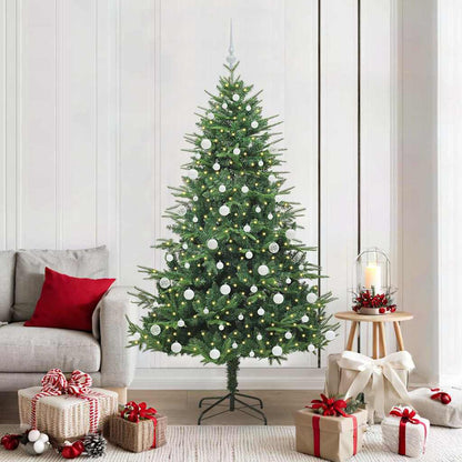 Artificial Pre-lit Christmas Tree with Ball Set Green 180 cm