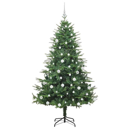 Artificial Pre-lit Christmas Tree with Ball Set Green 180 cm