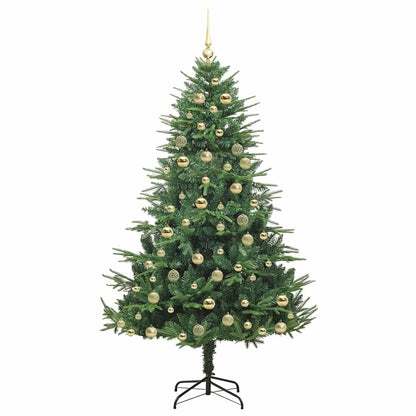 Artificial Pre-lit Christmas Tree with Ball Set Green 180 cm