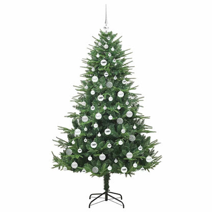 Artificial Pre-lit Christmas Tree with Ball Set Green 180 cm