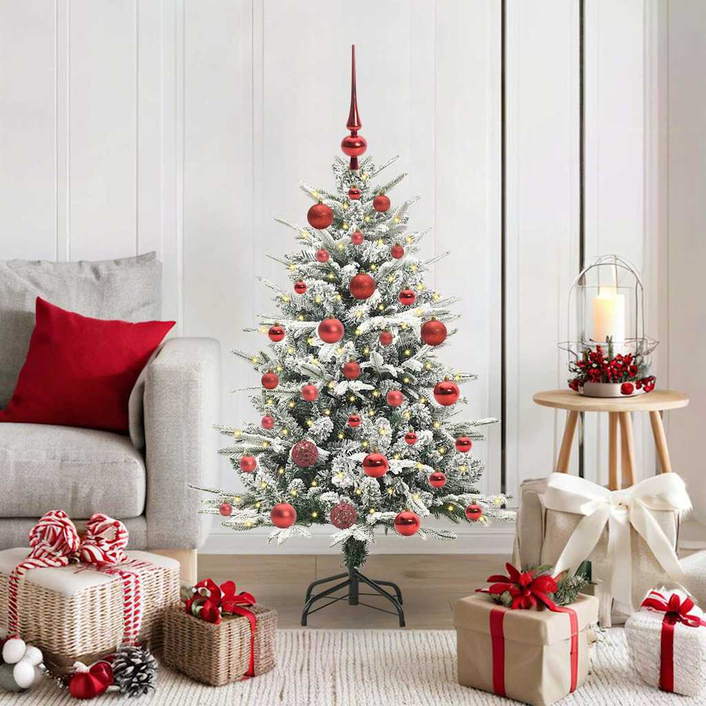 Artificial Pre-lit Christmas Tree with Ball Set Green 120 cm