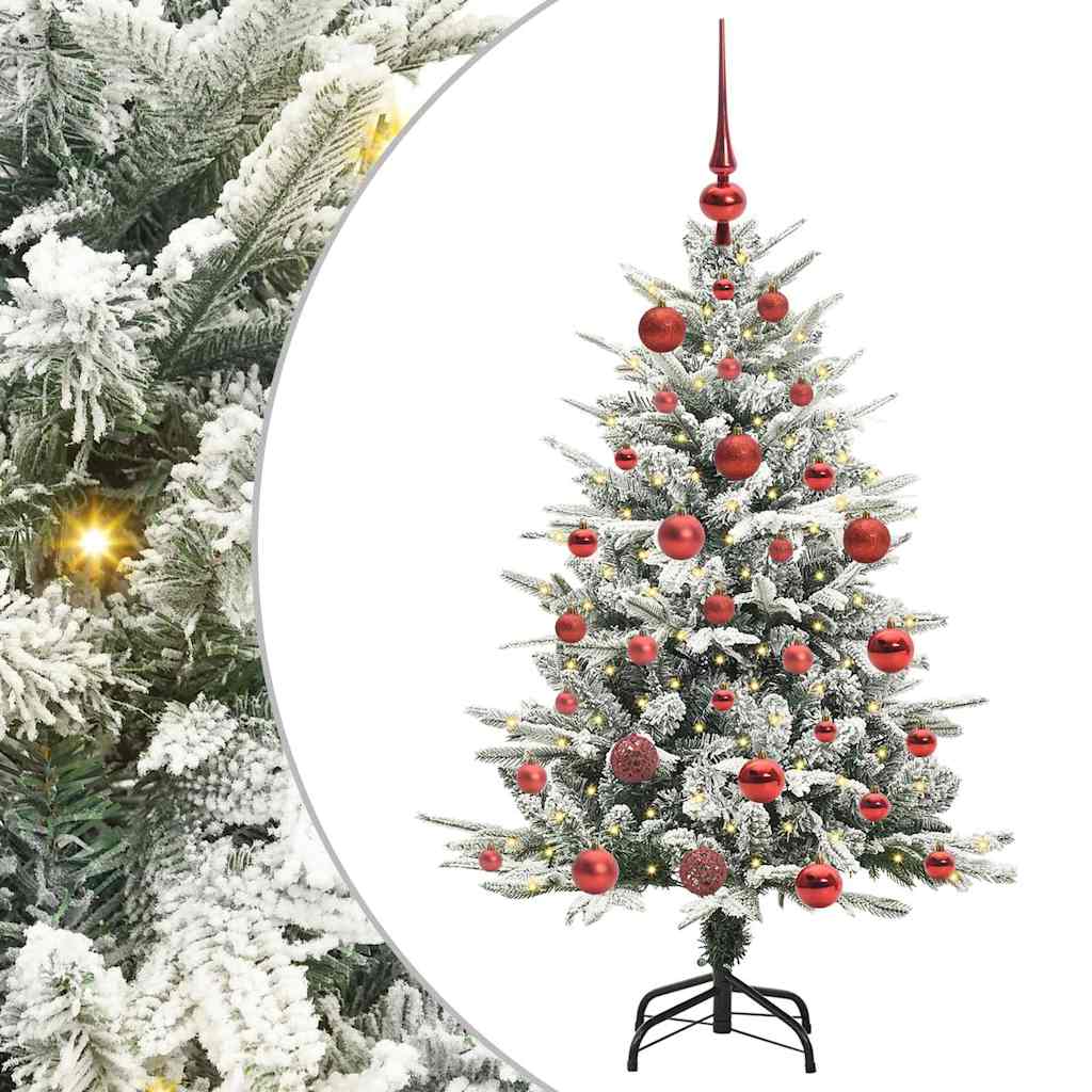 Artificial Pre-lit Christmas Tree with Ball Set Green 120 cm