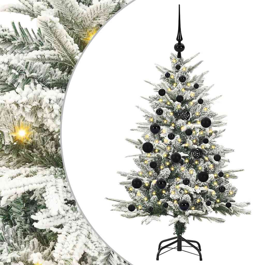 Artificial Pre-lit Christmas Tree with Ball Set Green 120 cm