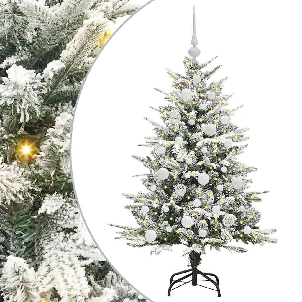Artificial Pre-lit Christmas Tree with Ball Set Green 120 cm