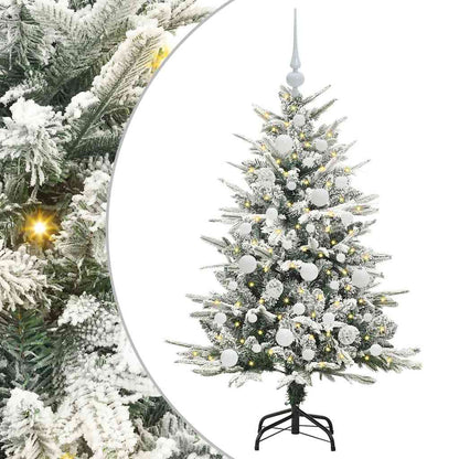 Artificial Pre-lit Christmas Tree with Ball Set Green 120 cm
