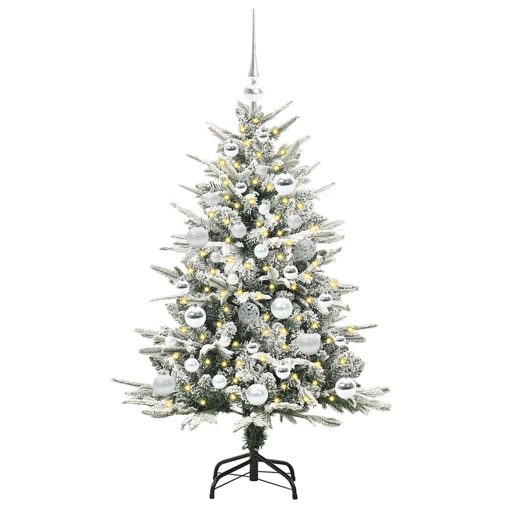 Artificial Pre-lit Christmas Tree with Ball Set Green 120 cm