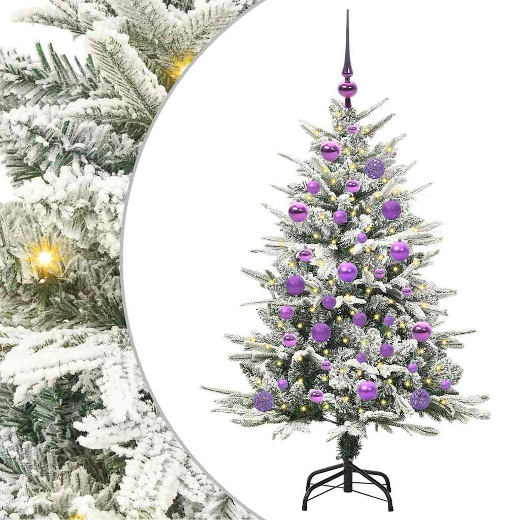 Artificial Pre-lit Christmas Tree with Ball Set Green 120 cm
