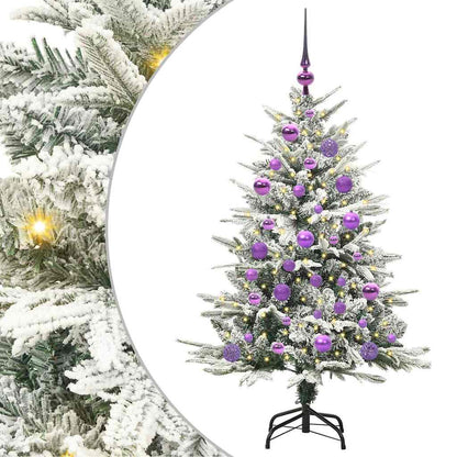 Artificial Pre-lit Christmas Tree with Ball Set Green 120 cm