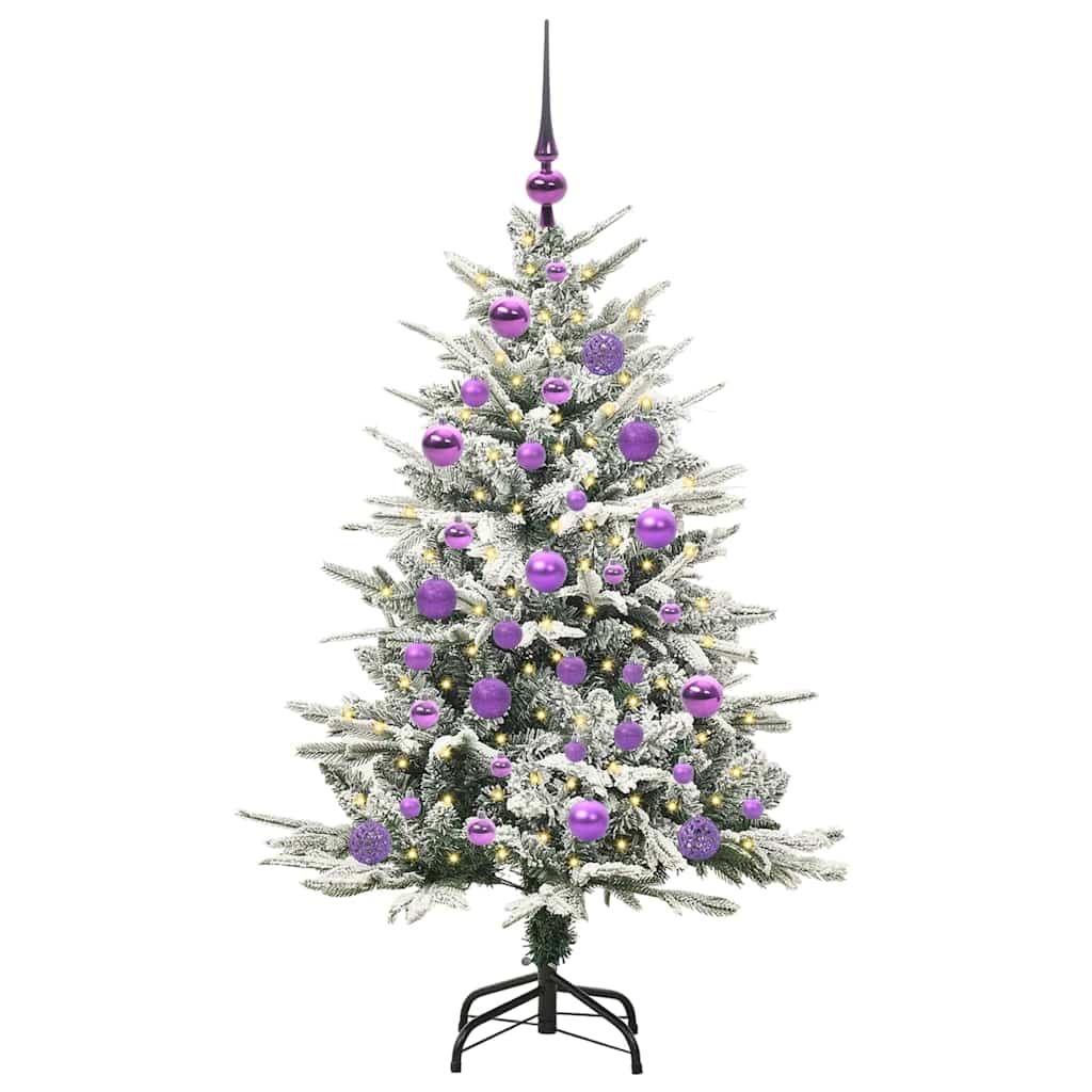 Artificial Pre-lit Christmas Tree with Ball Set Green 120 cm