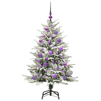 Artificial Pre-lit Christmas Tree with Ball Set Green 120 cm