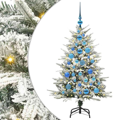 Artificial Pre-lit Christmas Tree with Ball Set Green 120 cm