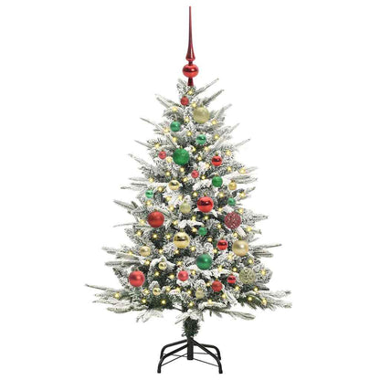 Artificial Pre-lit Christmas Tree with Ball Set Green 120 cm