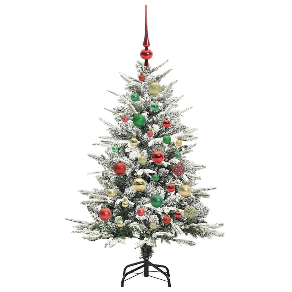Artificial Pre-lit Christmas Tree with Ball Set Green 120 cm