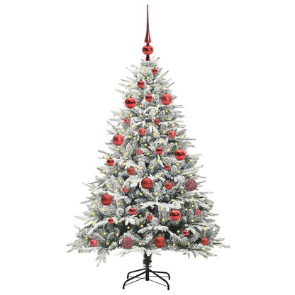Artificial Pre-lit Christmas Tree with Ball Set Green 150 cm