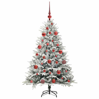 Artificial Pre-lit Christmas Tree with Ball Set Green 150 cm