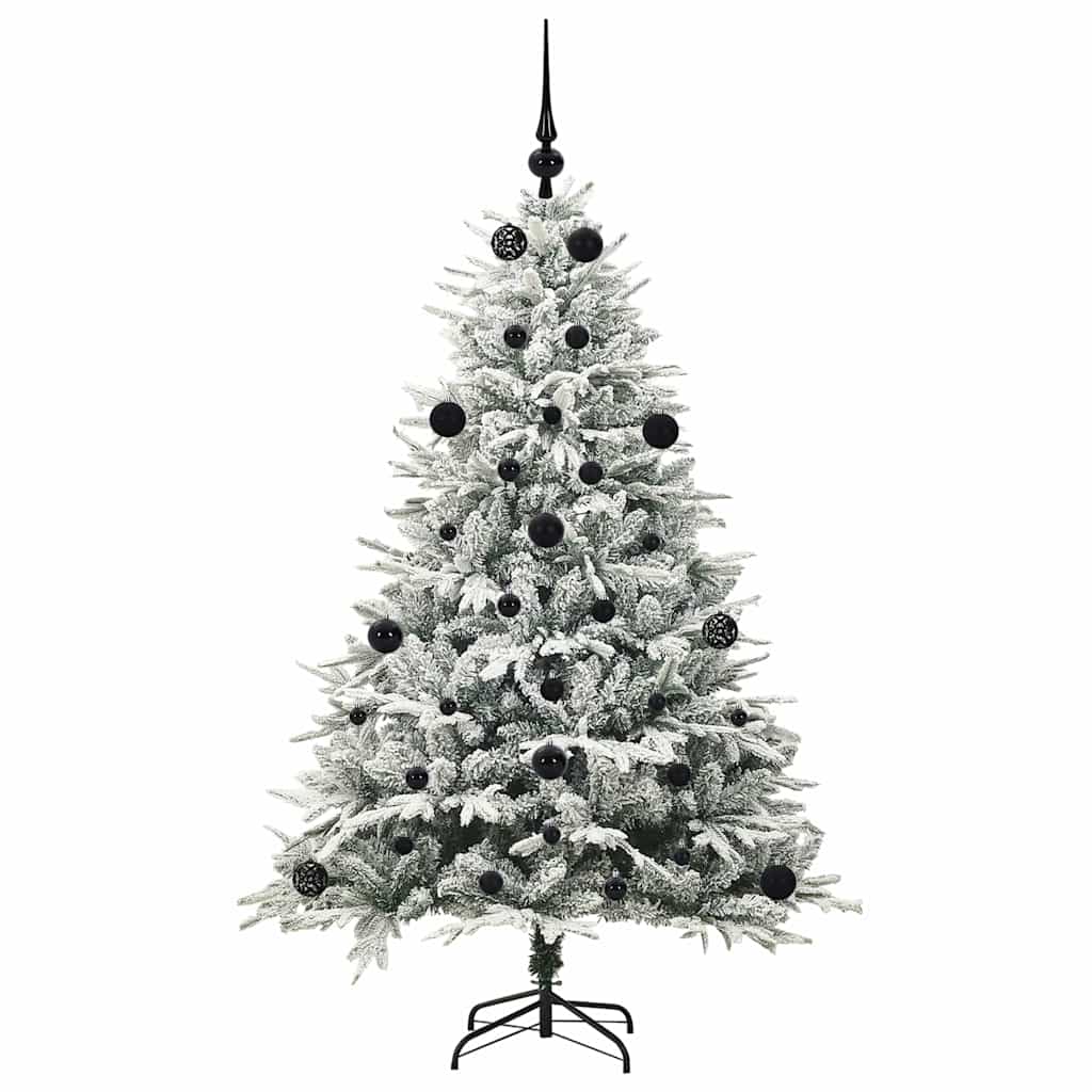 Artificial Pre-lit Christmas Tree with Ball Set Green 150 cm
