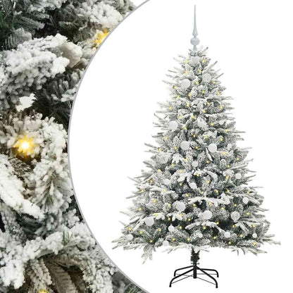Artificial Pre-lit Christmas Tree with Ball Set Green 150 cm