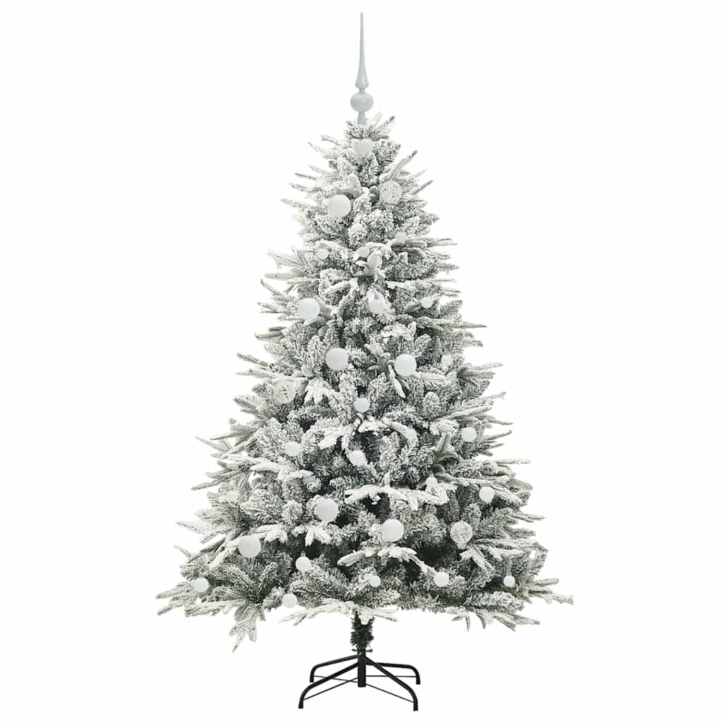 Artificial Pre-lit Christmas Tree with Ball Set Green 150 cm
