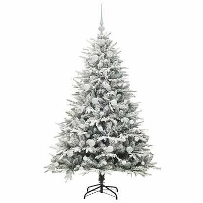 Artificial Pre-lit Christmas Tree with Ball Set Green 150 cm
