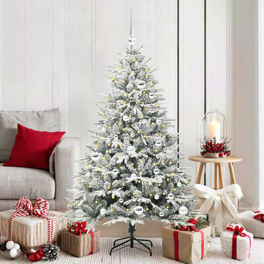 Artificial Pre-lit Christmas Tree with Ball Set Green 150 cm
