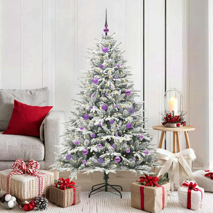 Artificial Pre-lit Christmas Tree with Ball Set Green 150 cm
