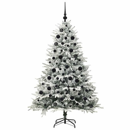 Artificial Pre-lit Christmas Tree with Ball Set Green 180 cm